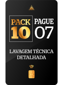 Combo 10 Lavagens Técnica Detalhada (Lave 10 pague 7) 30%off