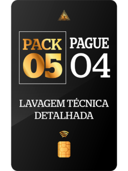 Combo 5 Lavagens Técnica Detalhada (Lave 5 pague 4)